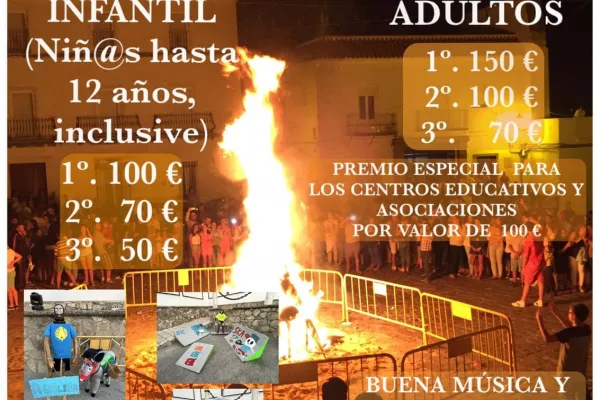 La noche del 23 de junio te esperamos desde las 21:00 horas para celebrar la noche de San Juan en la Plaza de San Jorge