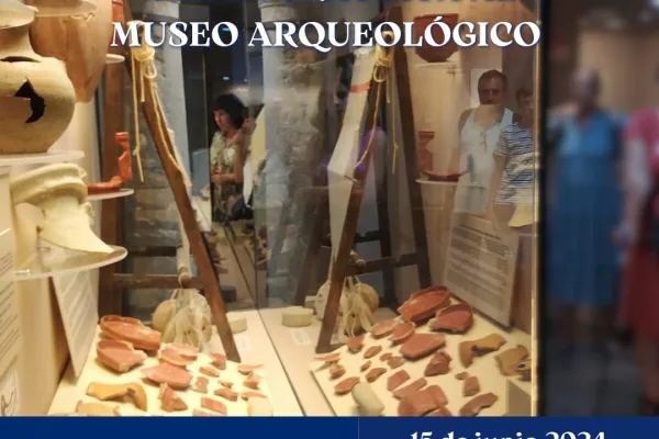 Visita gratuita al museo arqueológico Jornadas europeas de arqueología 15 de junio 2024 Pases: 11:00h. y 13:00 h. Lugar: Museo Arqueológico de Medina Sidonia Calle Ortega número 10 Medina Sidonia Ciudad Infinita