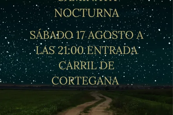 Caminata nocturna, superluna agosto