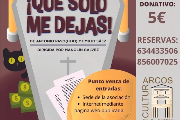 Que solo me dejas de Antonio Paso hijo 5 de octubre