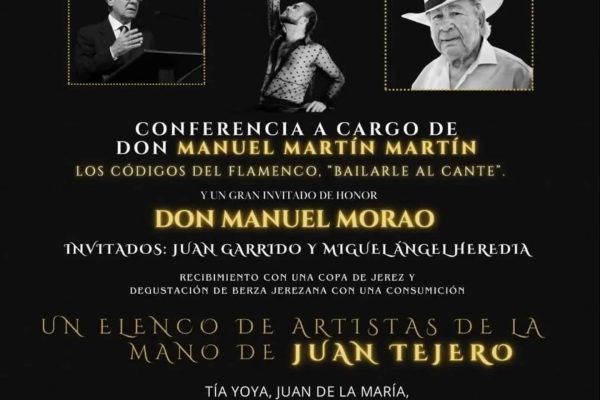 Convivencia Flamenca Jerezana el 3 de marzo en la Peña La Bulería. Conferencia, degustación de Berza Jerezana y una gran actuación flamenca.