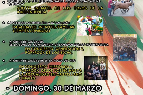 Benalup Casas Viejas celebra su 35º aniversario de independencia con la Fiesta de la Independencia. Disfruta de conciertos, pasacalles y degustaciones del 21 al 30 de marzo.