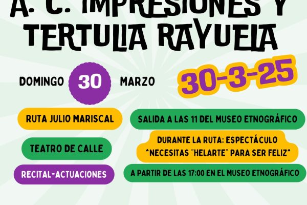 Descubre la III Ruta Literaria Julio Mariscal en Paterna de Rivera, una jornada llena de poesía, teatro y música. Organizada por la Asociación Cultural Impresiones y la Tertulia Rayuela, este evento rinde homenaje a grandes poetas andaluces. ¡Únete el 30 de marzo y vive la cultura!