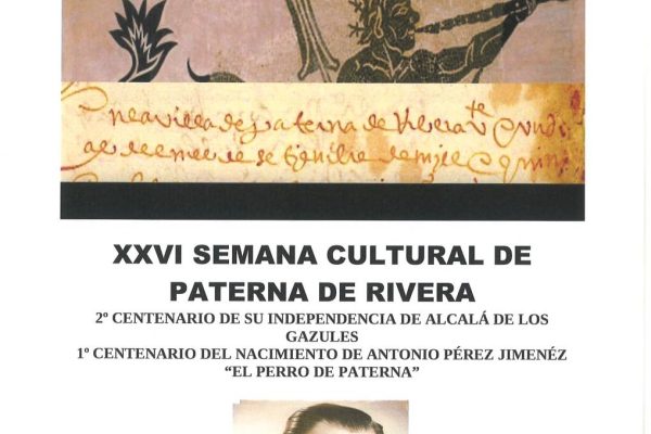 XXVI Semana Cultural de Paterna de Rivera: flamenco, historia, ciencia, teatro y arte en una cita única con la identidad del pueblo.