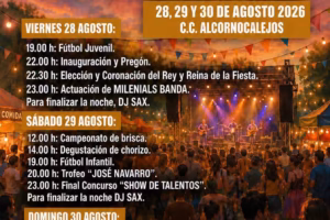 Alcornocalejos celebra del 28 al 30 de agosto el XXI Encuentro Cultural El Puente con fútbol, música, gastronomía y actividades familiares.