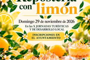San José del Valle celebra el II Concurso de Repostería con Limón el 29 de noviembre, dentro de sus X Jornadas Turísticas y de Desarrollo Local.