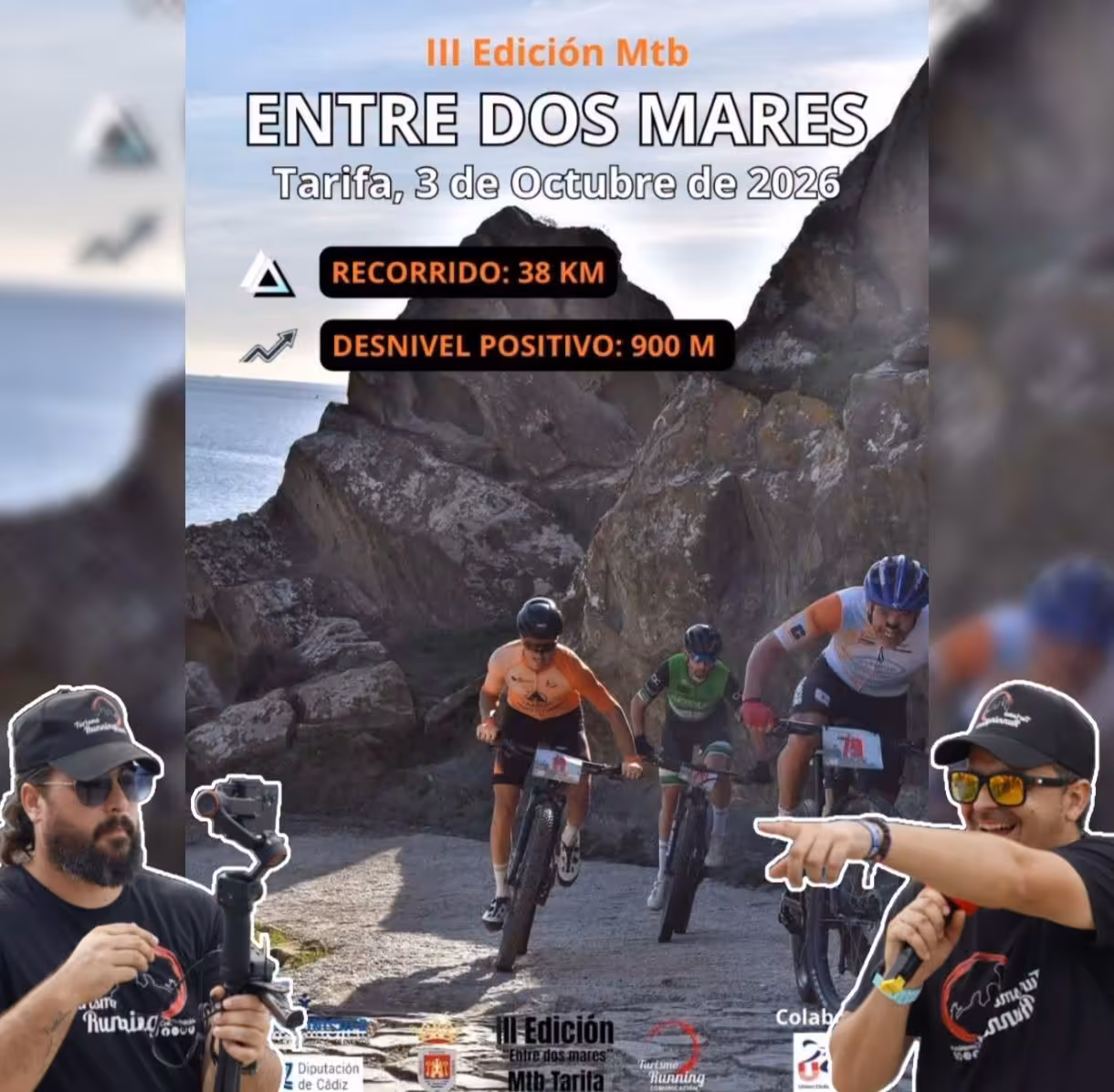 Tarifa acoge el 3 de octubre la III Carrera MTB Ciudad de Tarifa - Entre Dos Mares, con 36 km de recorrido e inscripciones abiertas.