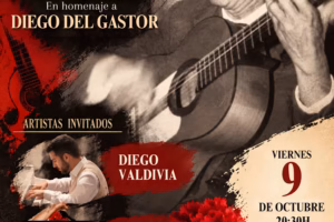 El Gastor celebra el 9 de octubre su XXXII Festival Flamenco en homenaje a Diego del Gastor, con Diego Valdivia y Raquel Zapico.