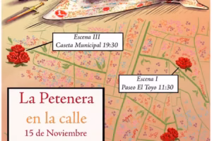 Paterna de Rivera representa La Petenera en la calle el 15 de noviembre, con teatro, flamenco y artistas locales en tres espacios del municipio.
